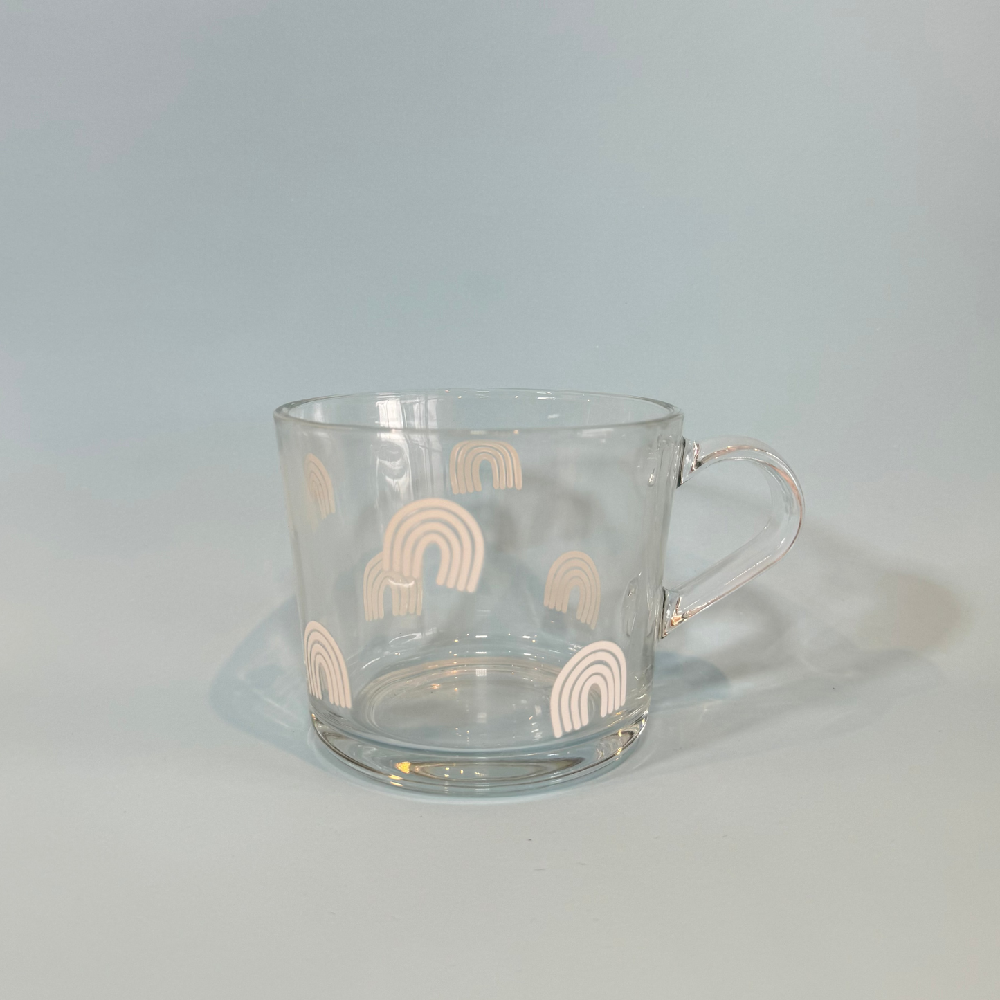 White Rainbows Large Mug