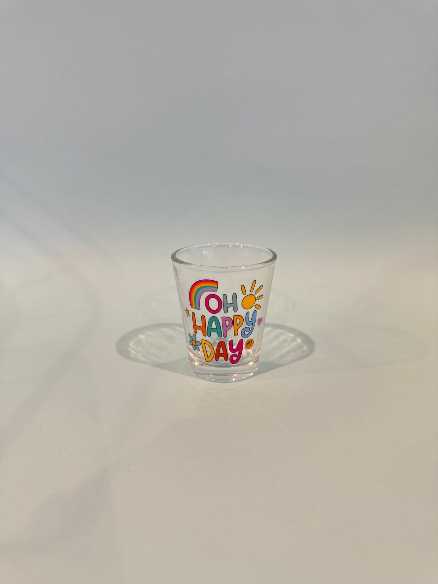 Happy Day Shot Glass