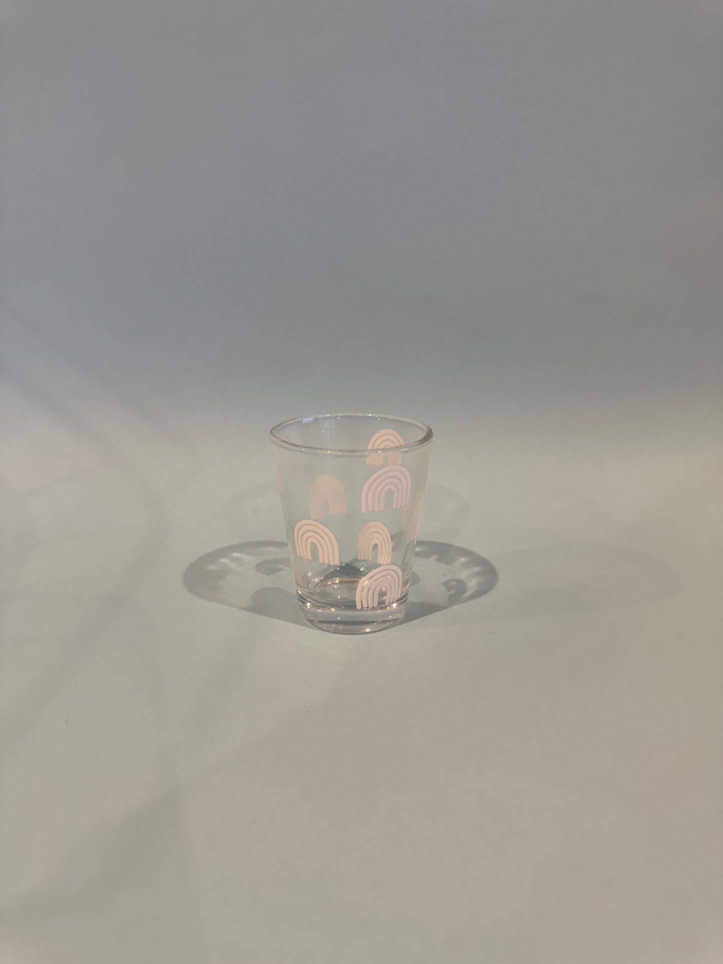 White Rainbows Shot Glass
