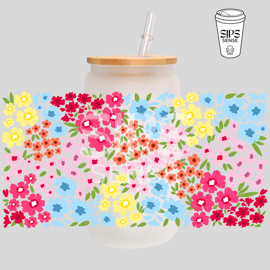 Summer Garden Joy UV DTF Wrap