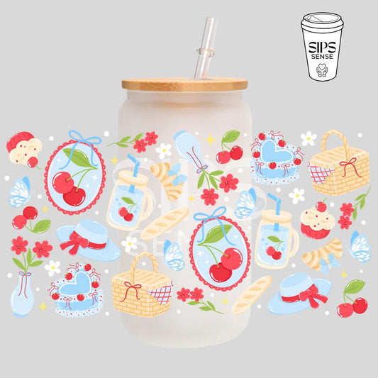 Cherry Picnic UV DTF Wrap