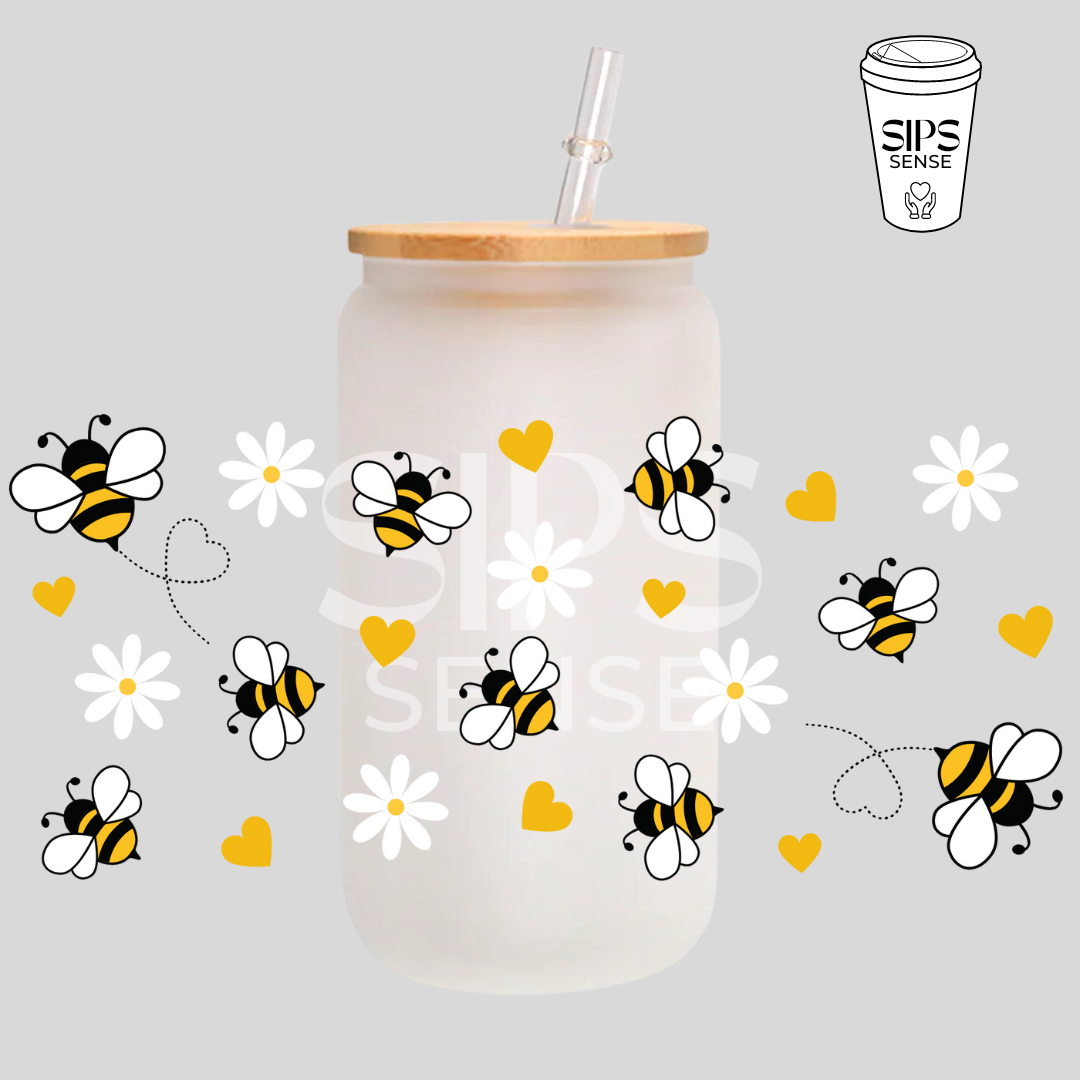 Bumblebees UV DTF Wrap