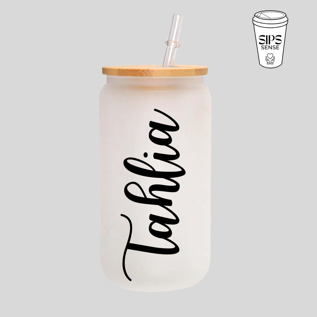 Cursive Name Personalised Libbey