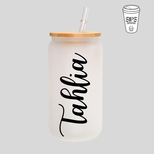 Cursive Name Personalised Libbey