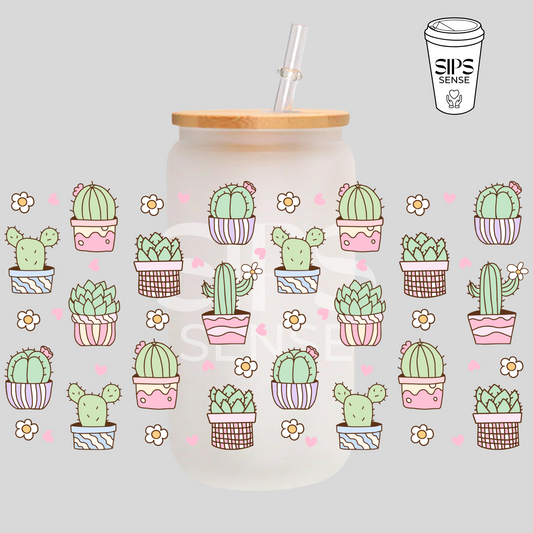 Cacti Lover UV DTF Wrap