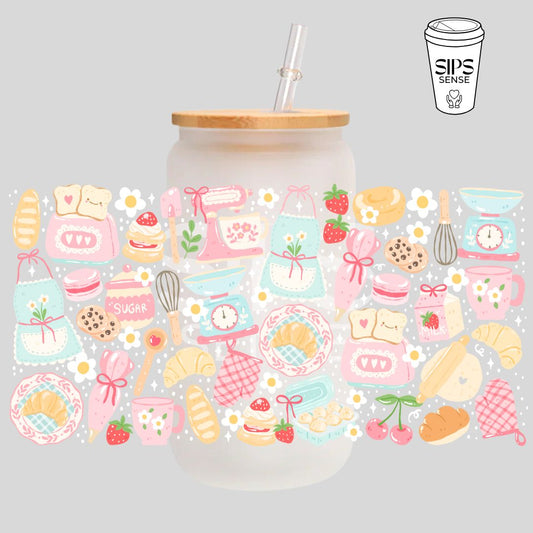 Cottagecore Bakery UV DTF Wrap