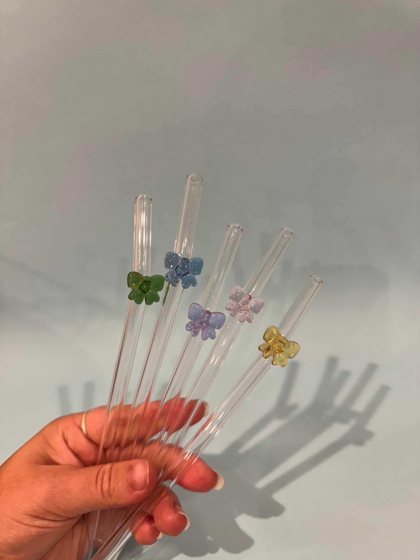 Bow Glass Straws