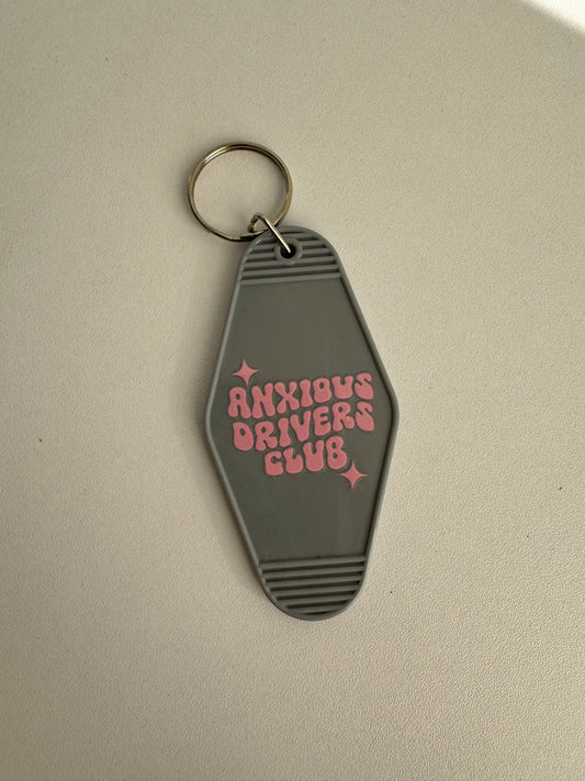 Anxious Drivers Club Keychain