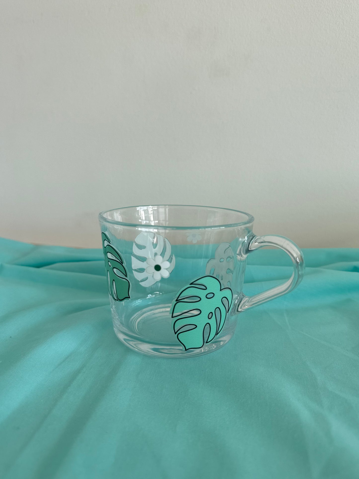 Large Monstera Leaves Mug