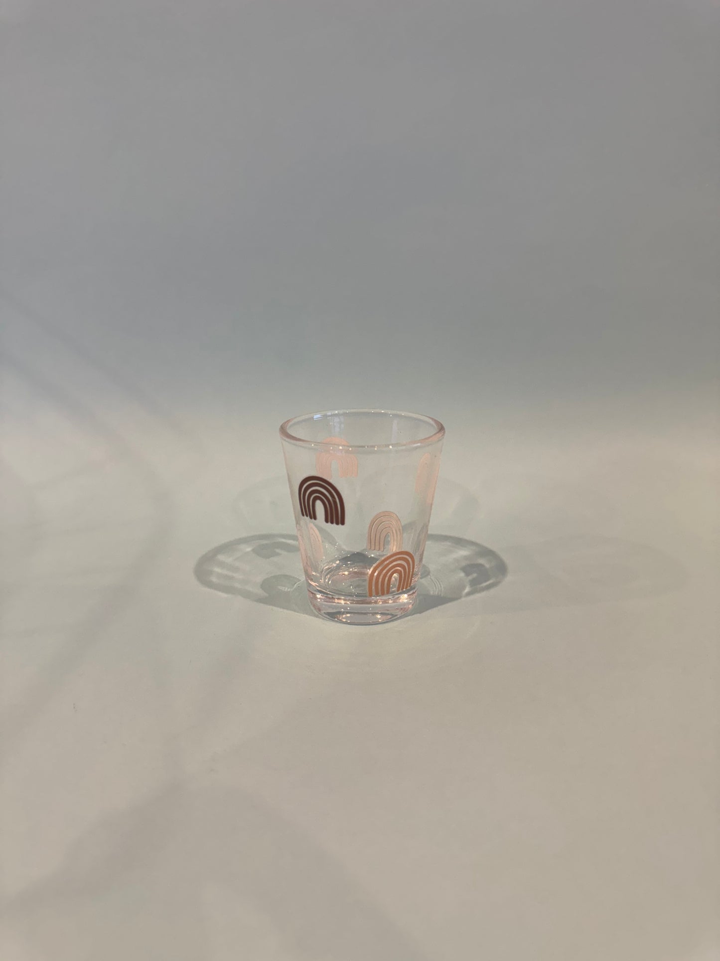 Neutral Rainbows Shot Glass
