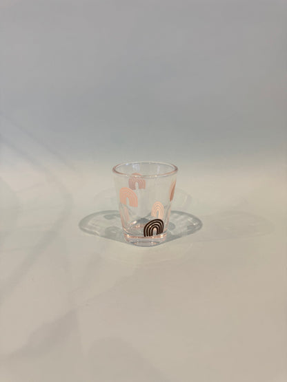 Neutral Rainbows Shot Glass