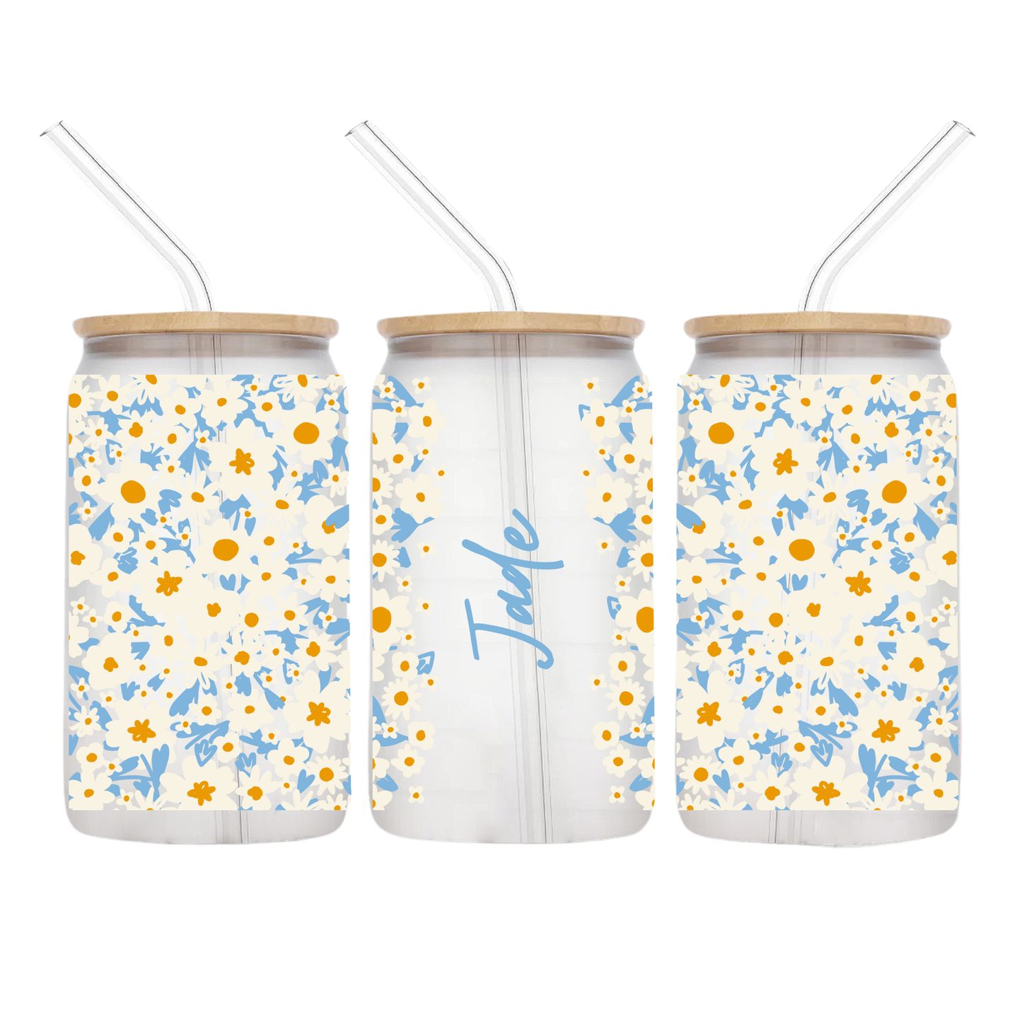 Floral Personalised Libbey