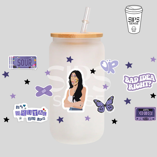 Olivia Rodrigo UV DTF Wrap