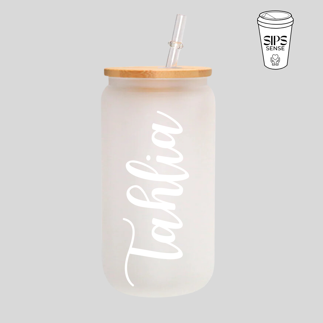 Cursive Name Personalised Libbey